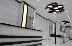 نصب کانتر ام دی اف (MDF) در کیش مخصوص مغازه‌داران 1